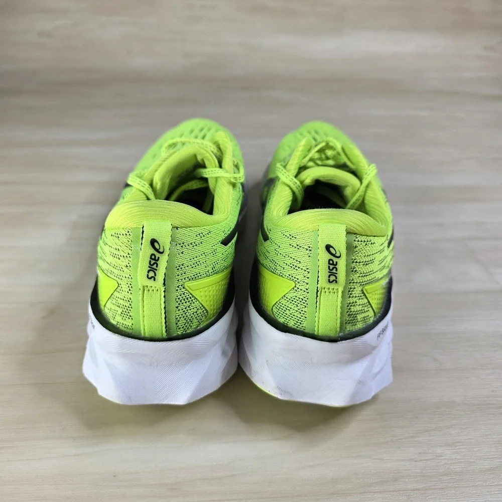 Asics Novablast 2 Green Black White Athletic Running Shoes Sneakers Size 11